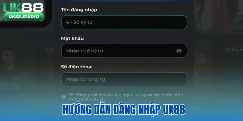 Hướng dẫn đăng nhập vào nhà cái